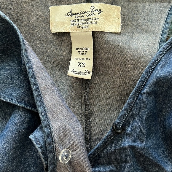 American Rag Cie Denim Romper XS - Picture 5 of 5